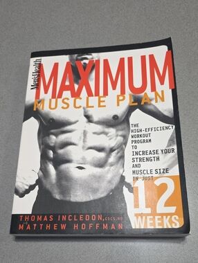 Maximum Muscle Plan Book - Orange & Black Cover